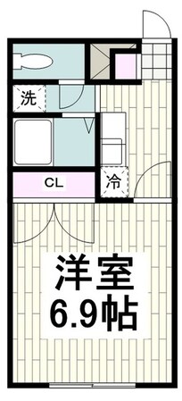 アンプルール湘南ヒルズの物件間取画像